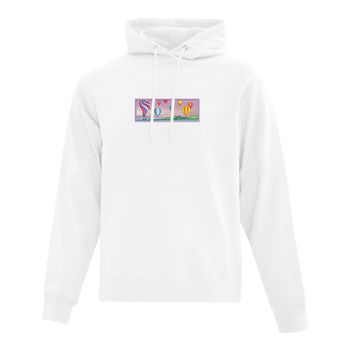 Hoodie Montgolfières brodé