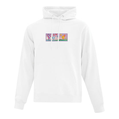 Hoodie Montgolfières brodé