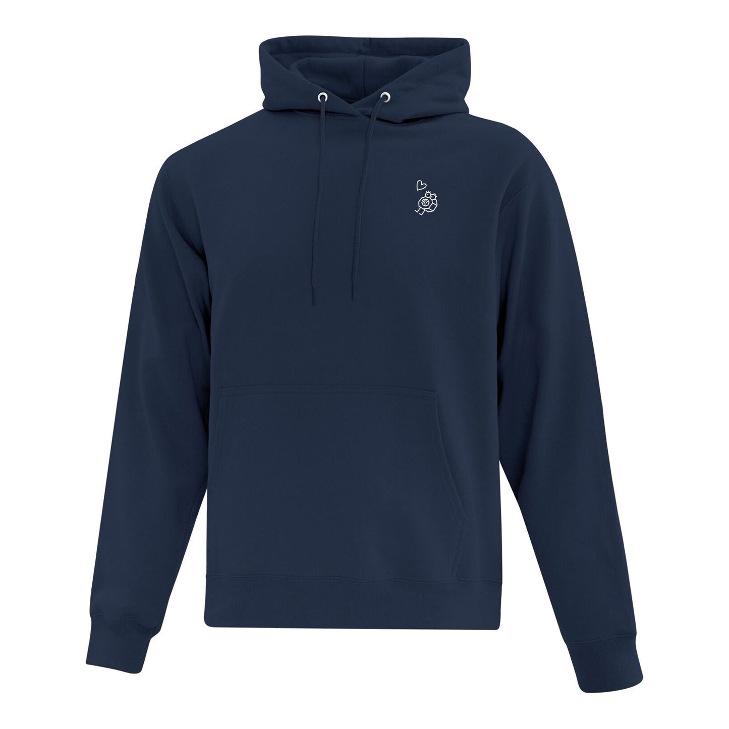 Hoodie Écrou brodé