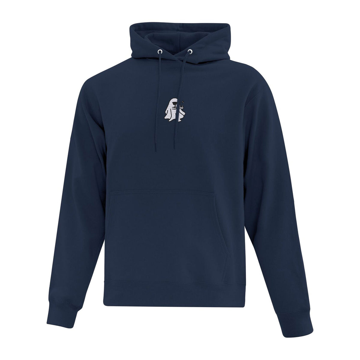Hoodie Ghost à lunettes brodé
