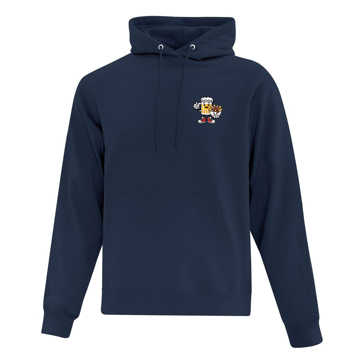 Hoodie "Recette du bonheur" imprimé
