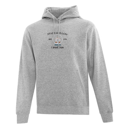 Hoodie "I smell snow" brodé