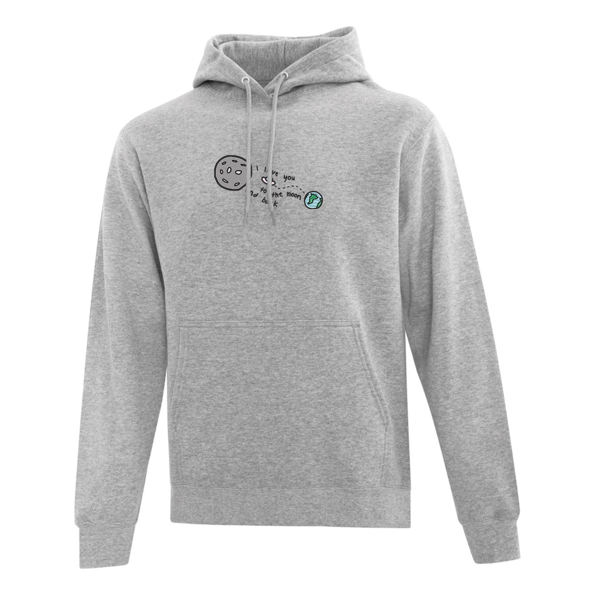 Hoodie Moon and Back brodé