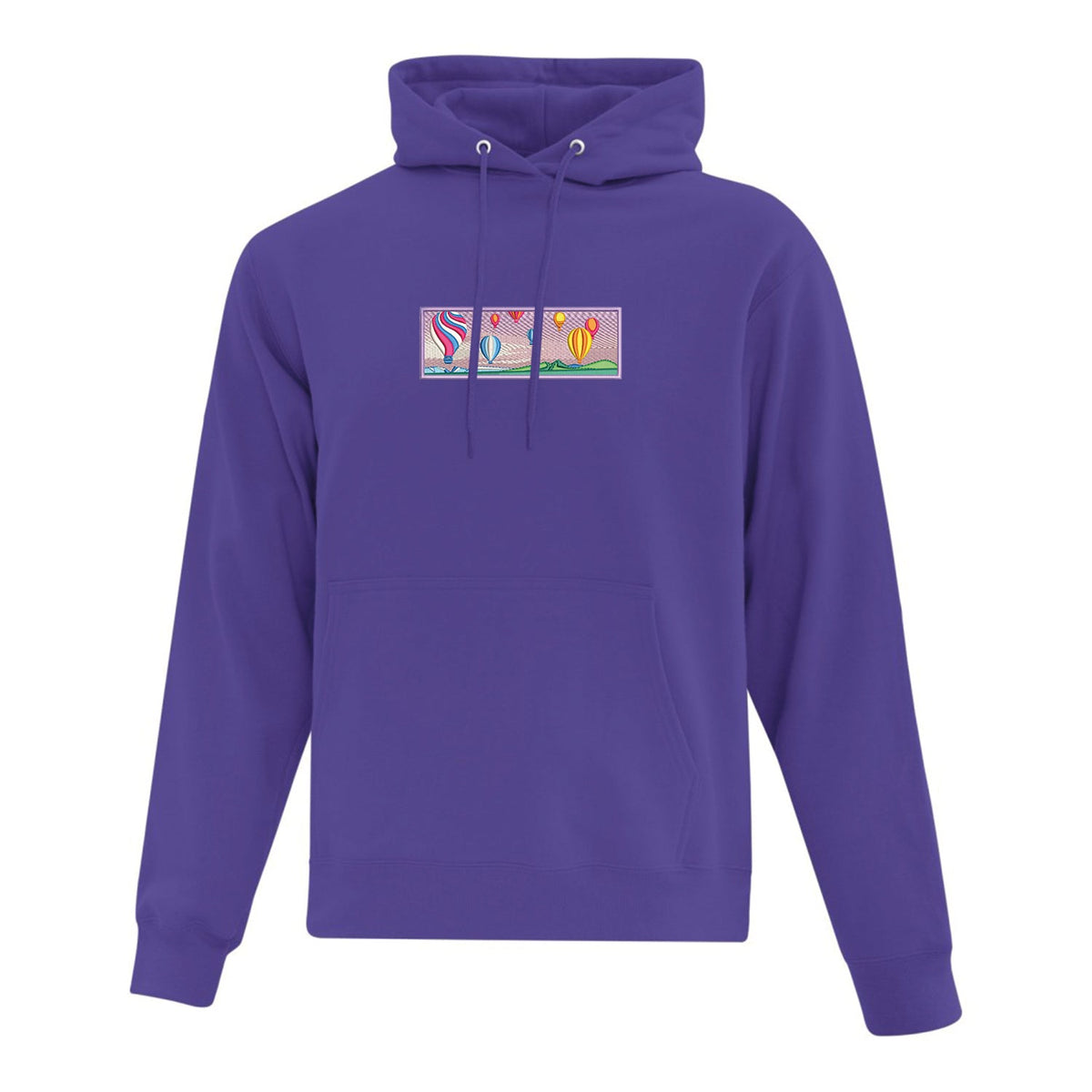 Hoodie Montgolfières brodé