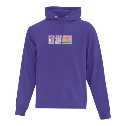 Hoodie Montgolfières brodé