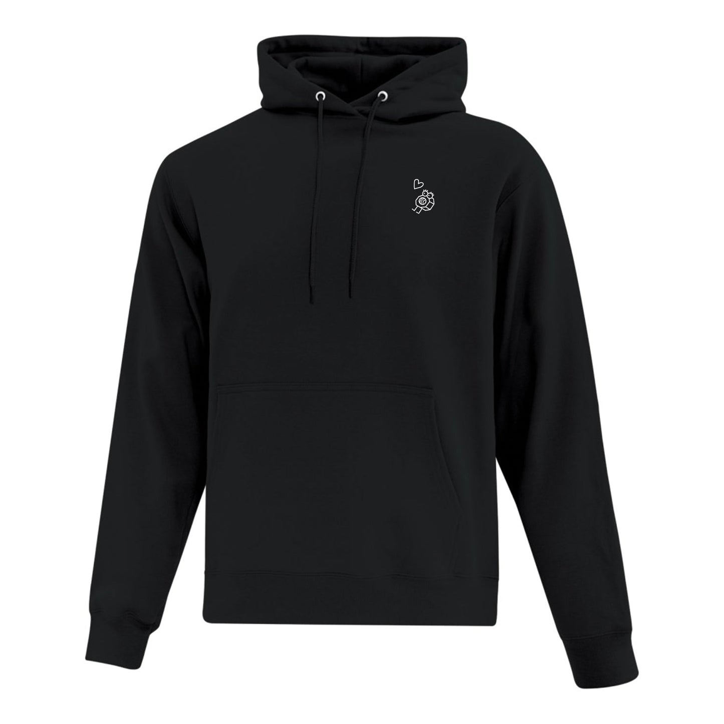 Hoodie Écrou brodé