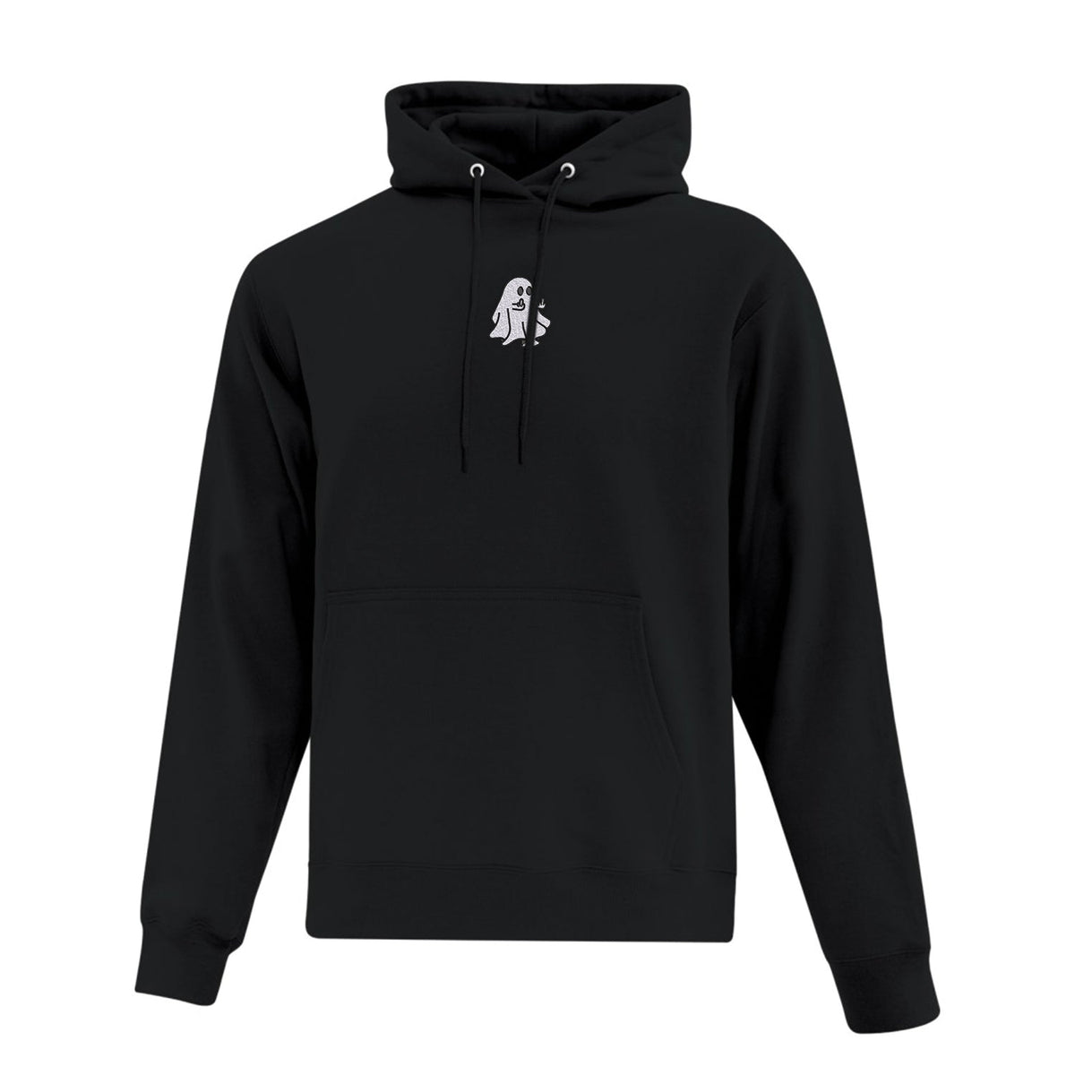 Hoodie Ghost sans lunettes brodé