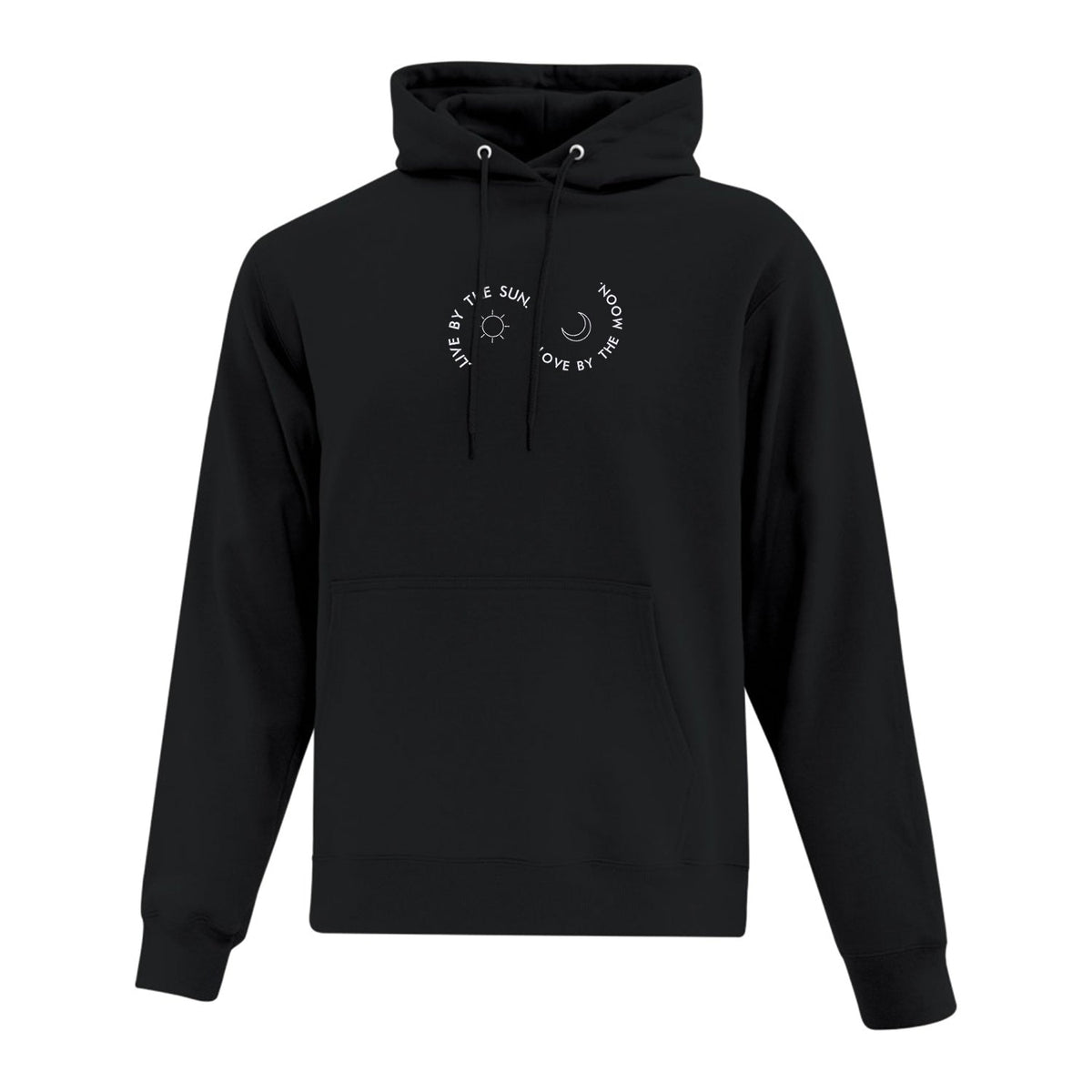 Hoodie "Live By The Sun" brodé