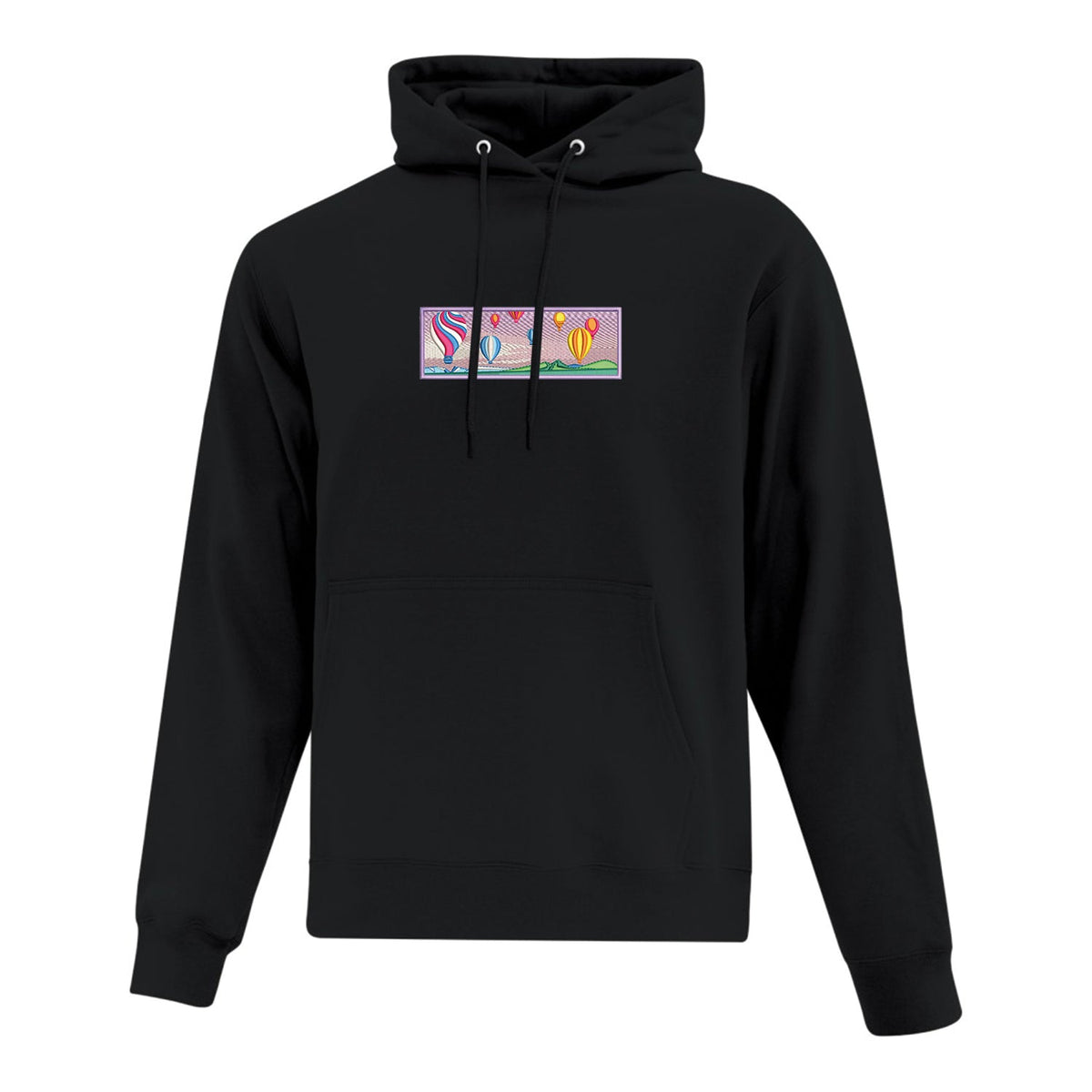 Hoodie Montgolfières brodé