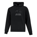 Hoodie "Pas d'chicane dans ma cabane" brodé
