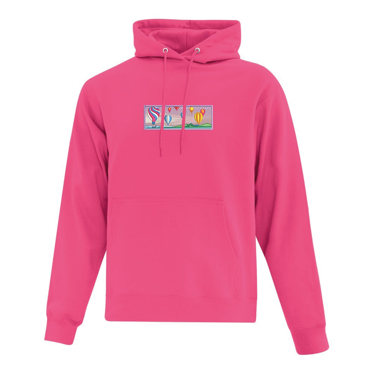 Hoodie Montgolfières brodé