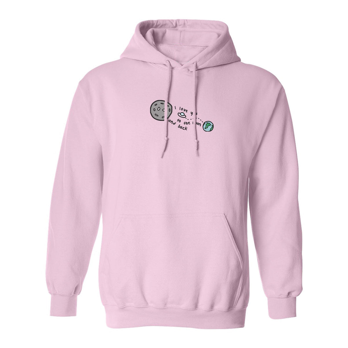 Hoodie Moon and Back brodé