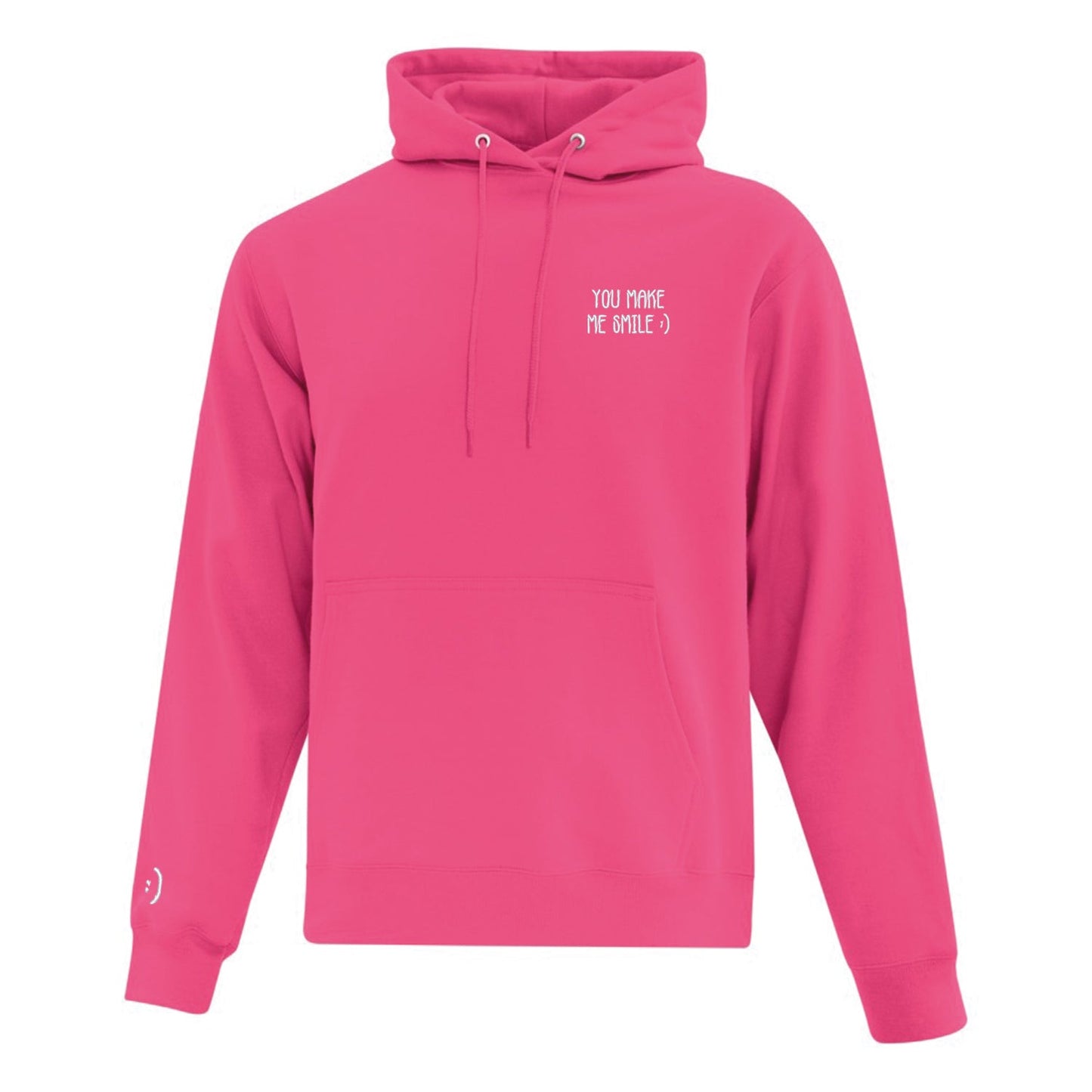 Hoodie "You Make Me Smile" brodé