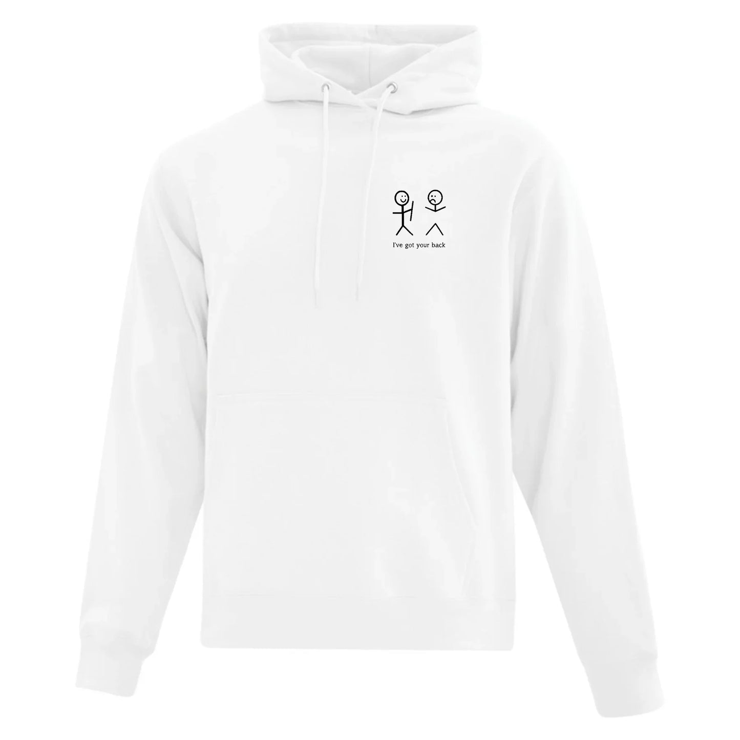 Hoodie "I got your back" brodé