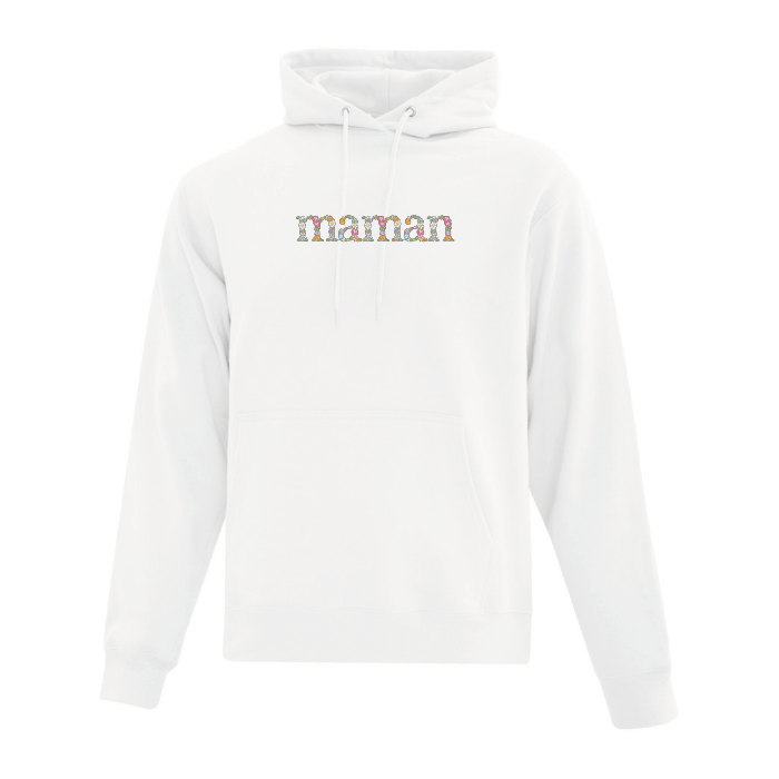Hoodie "Maman" brodé