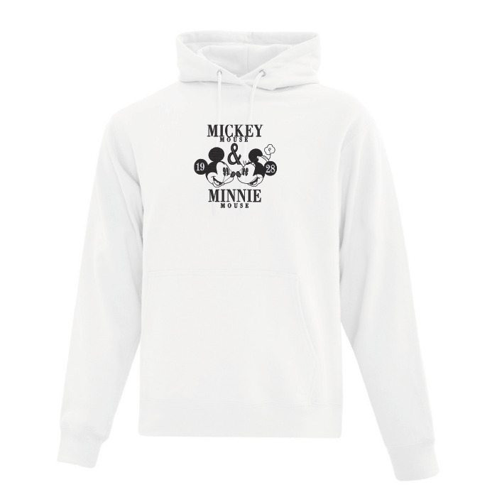 Hoodie Mickey & Minnie brodé
