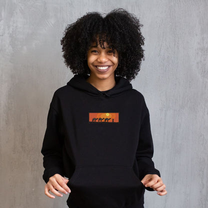 Hoodie Désert brodé