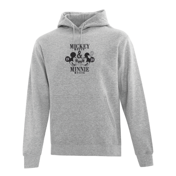 Hoodie Mickey & Minnie brodé