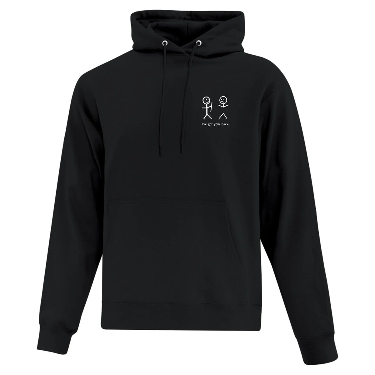 Hoodie "I got your back" brodé