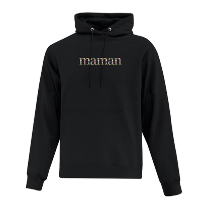 Hoodie "Maman" brodé