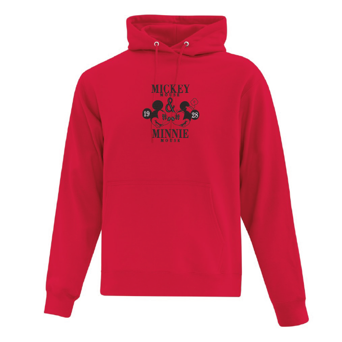 Hoodie Mickey & Minnie brodé