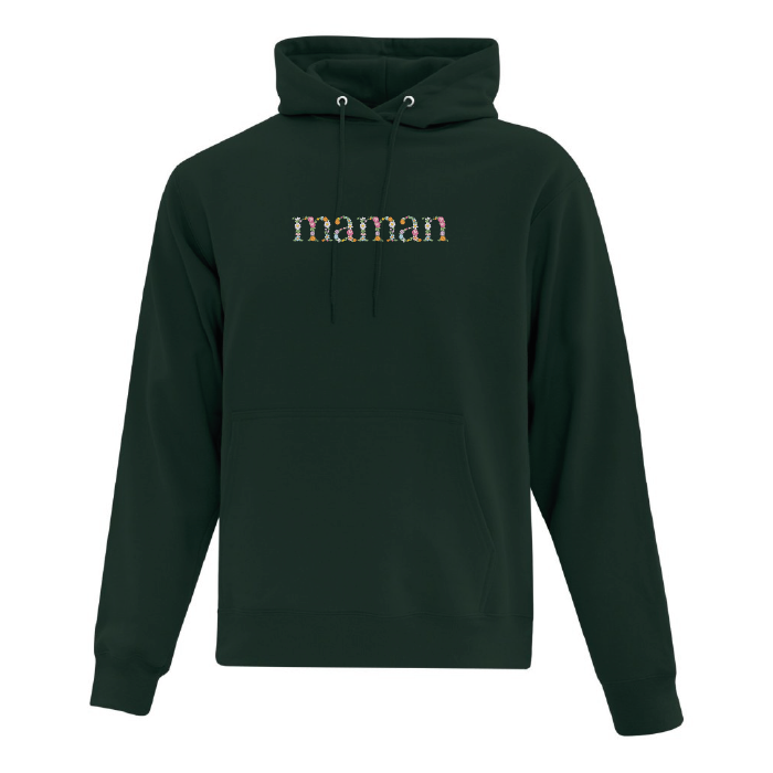 Hoodie "Maman" brodé