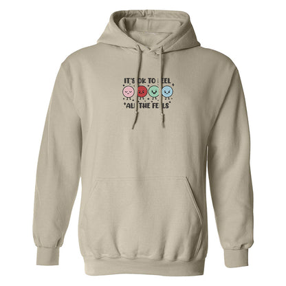 Hoodie "Feel all the Feels" brodé