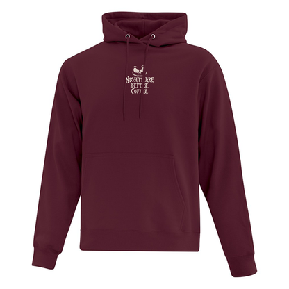 Hoodie "Nightmare Before Coffee" brodé