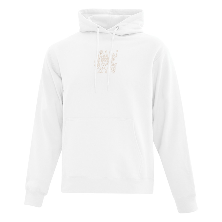 Hoodie Dancing Skeletons brodé