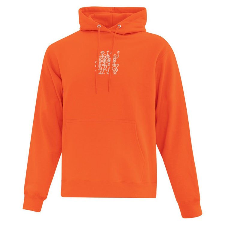 Hoodie Dancing Skeletons brodé