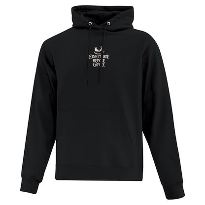 Hoodie "Nightmare Before Coffee" brodé