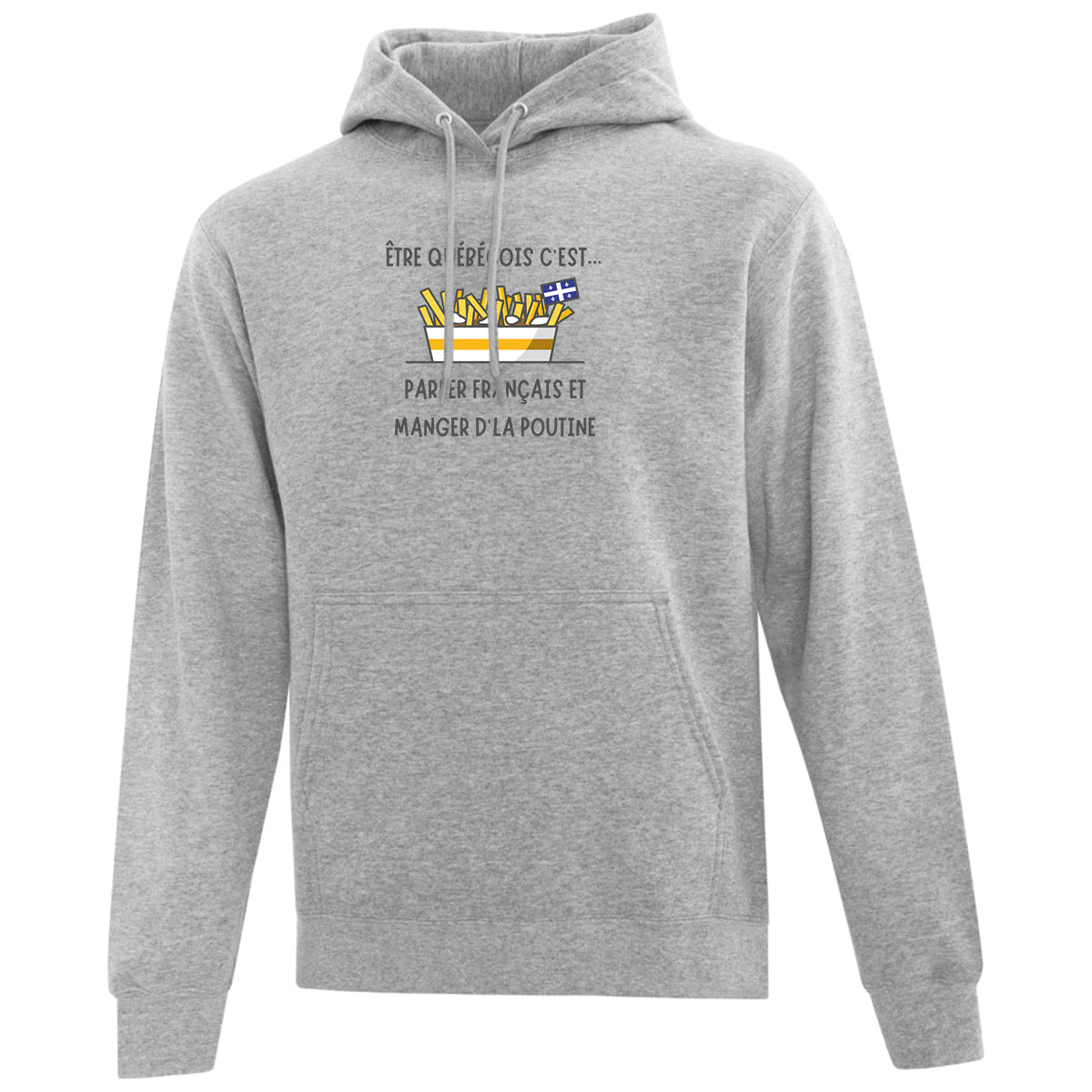Hoodie Poutine imprimé