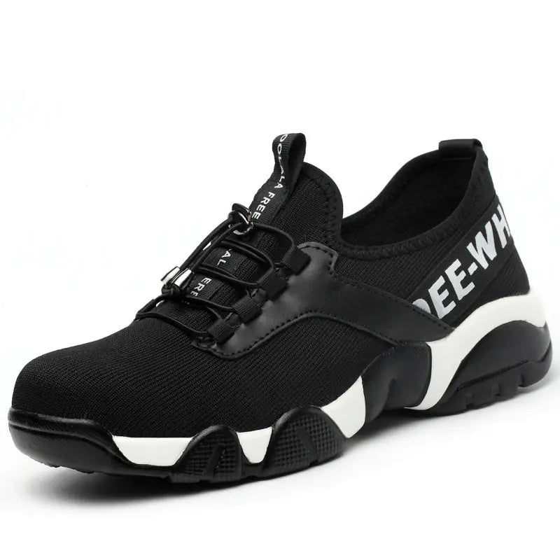 Men's Lightweight High-Top Safety Shoes for Winter Work
