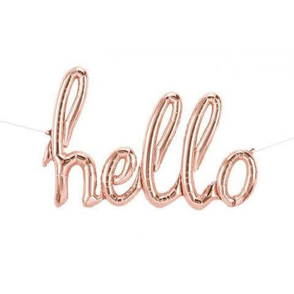 Hello Balloon (rose gold)