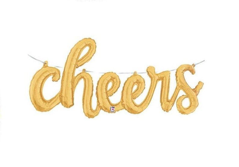 Cheers Gold Balloon