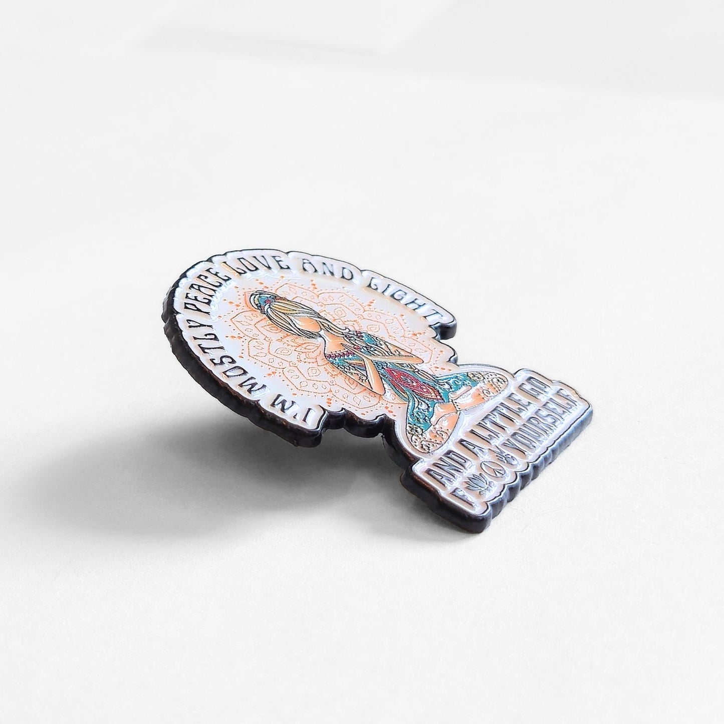 I'm Mostly Peace, Love, and Light | Collectible Pin - Products Added