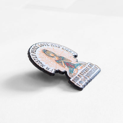 I'm Mostly Peace, Love, and Light | Collectible Pin - Products Added