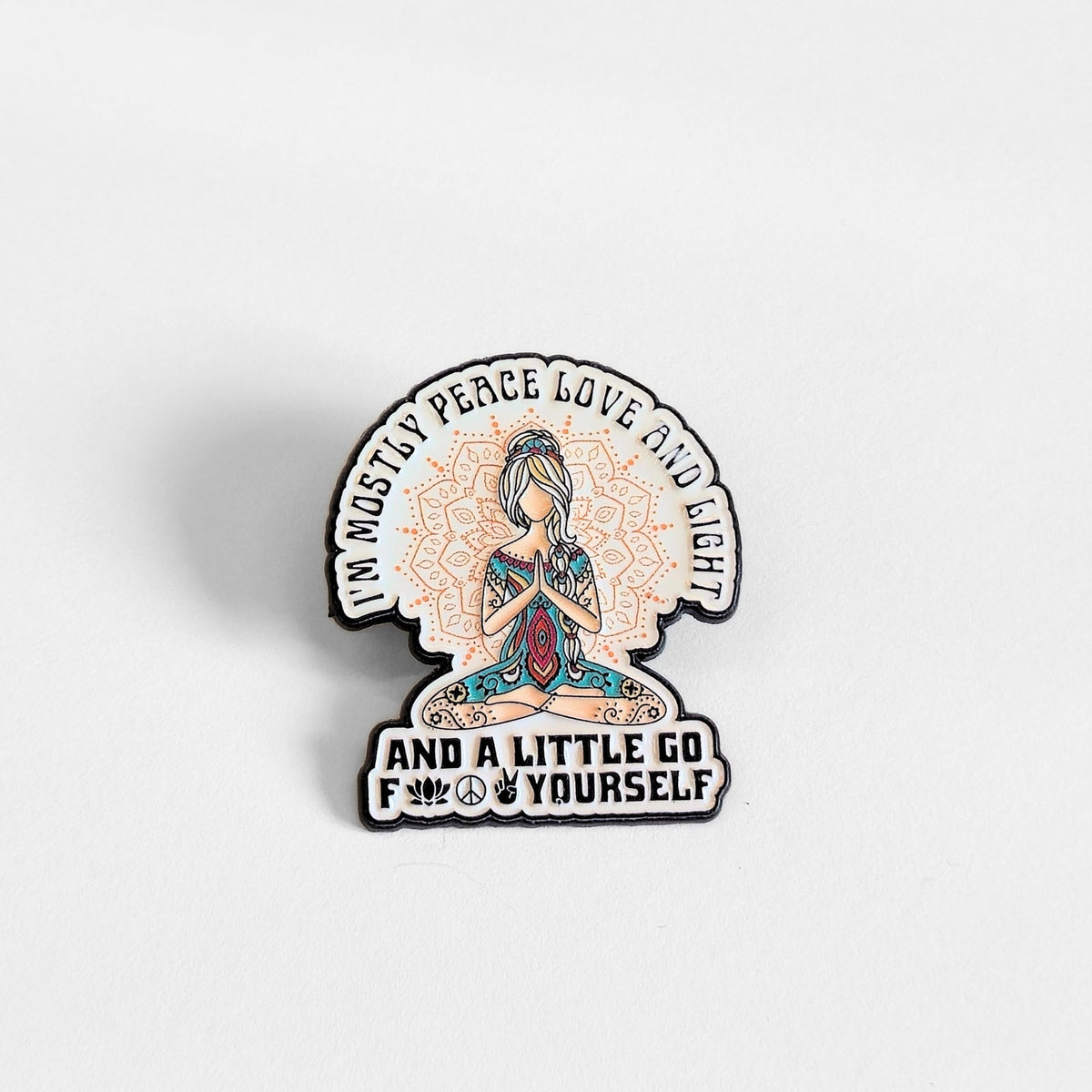 I'm Mostly Peace, Love, and Light | Collectible Pin - Products Added
