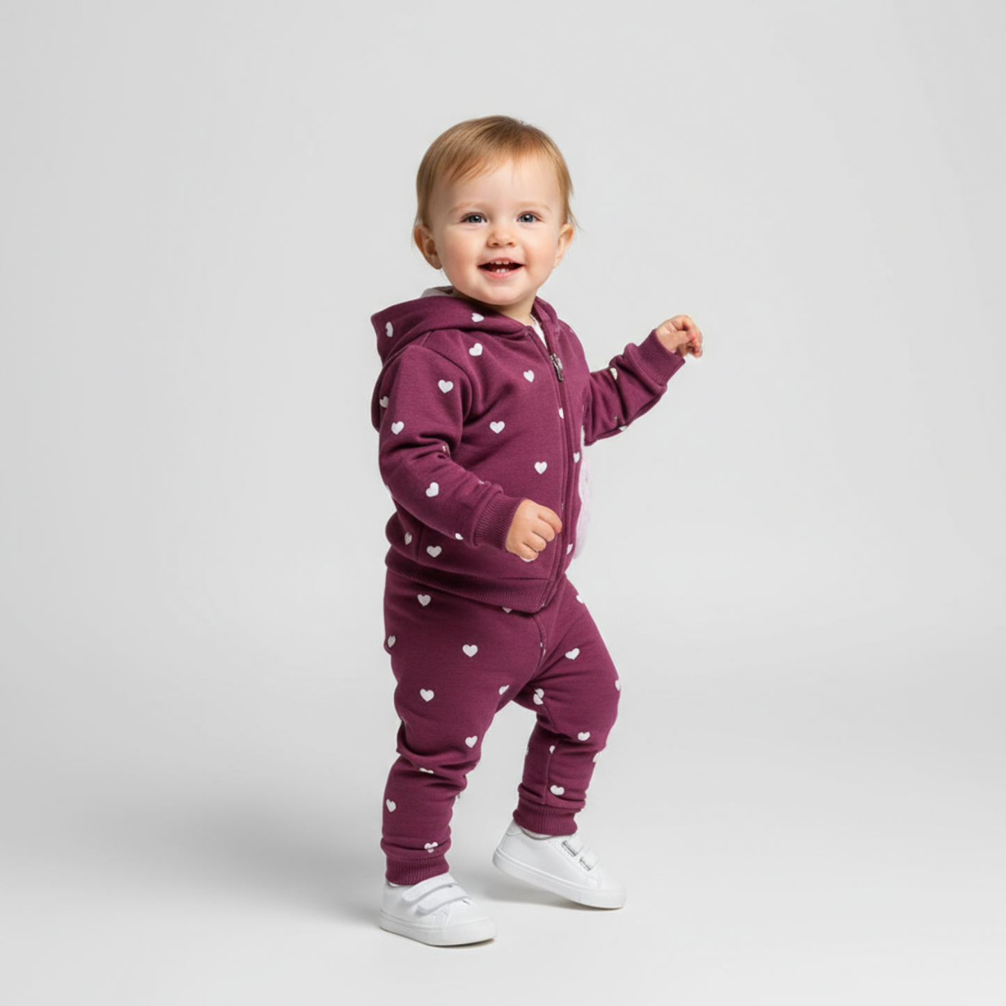 Lovely Bear Girls Jogger Set