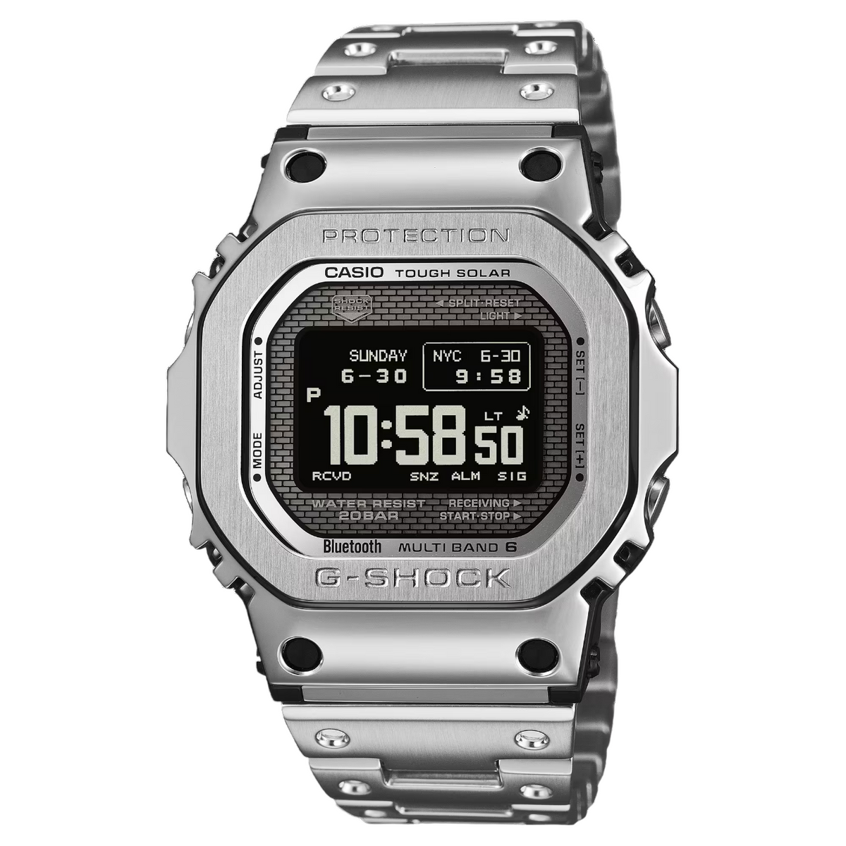 CASIO G-Shock Full Metal 5000 Series Silver | GMW-BZ5000D-1