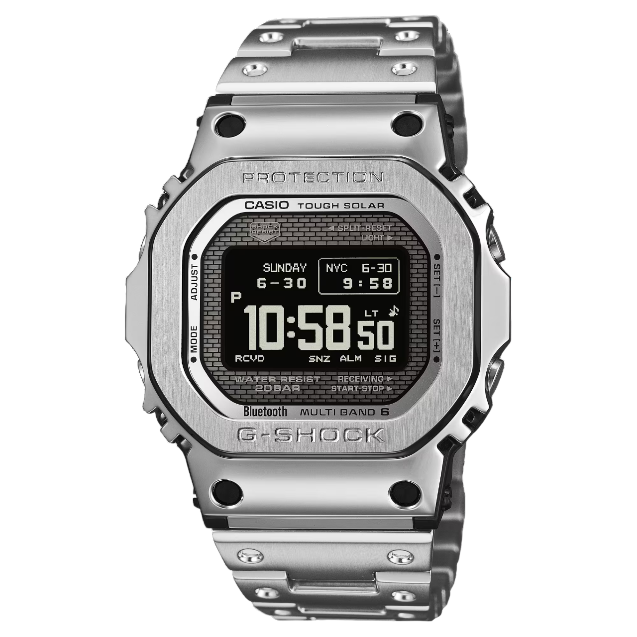 CASIO G-Shock Full Metal 5000 Series Silver | GMW-BZ5000D-1