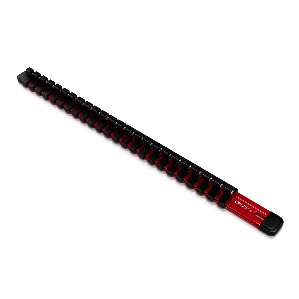 Aluminum Socket Organizer Rails With Rubber End Caps