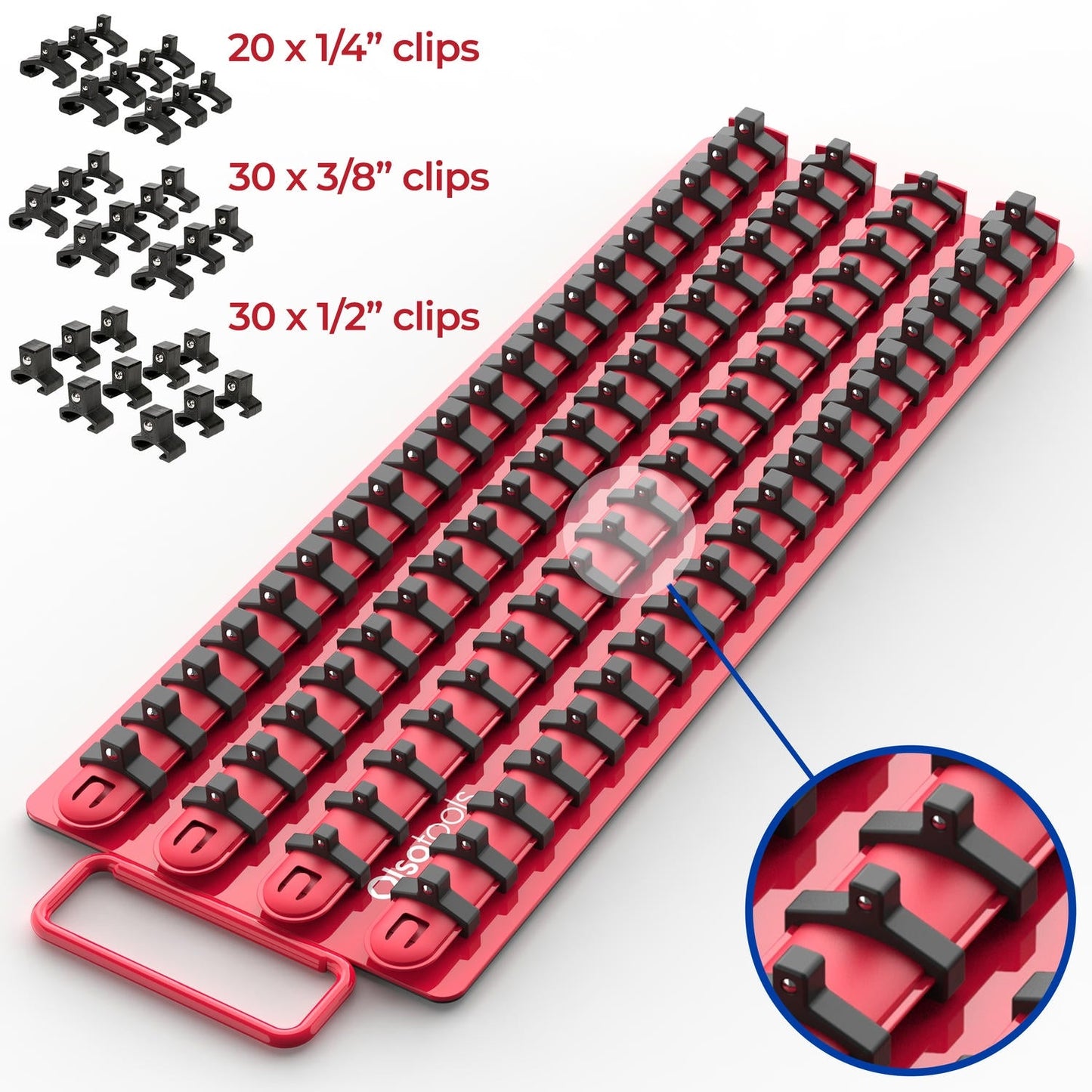 Socket Organizer Tray With Handle