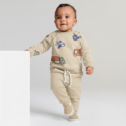 Travel Boy Cotton Joggers Set