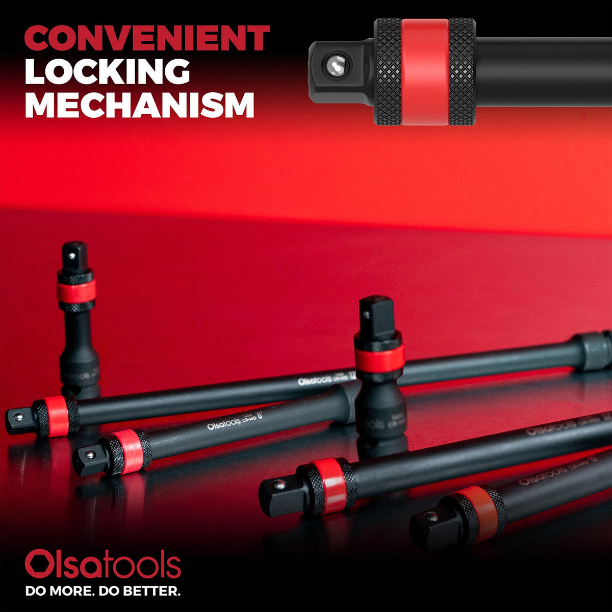 Locking Impact Socket Extension