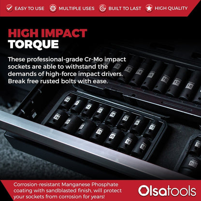 Cr-Mo Impact Sockets