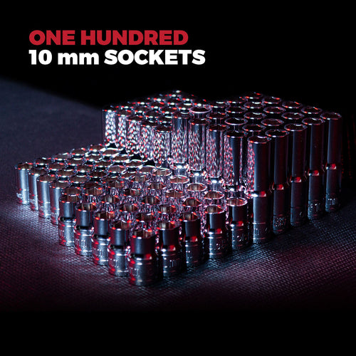 100pc 10 mm Socket Sets