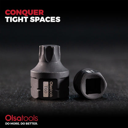 Stubby Impact Bit Set - Torx or Hex (Sold Separately)