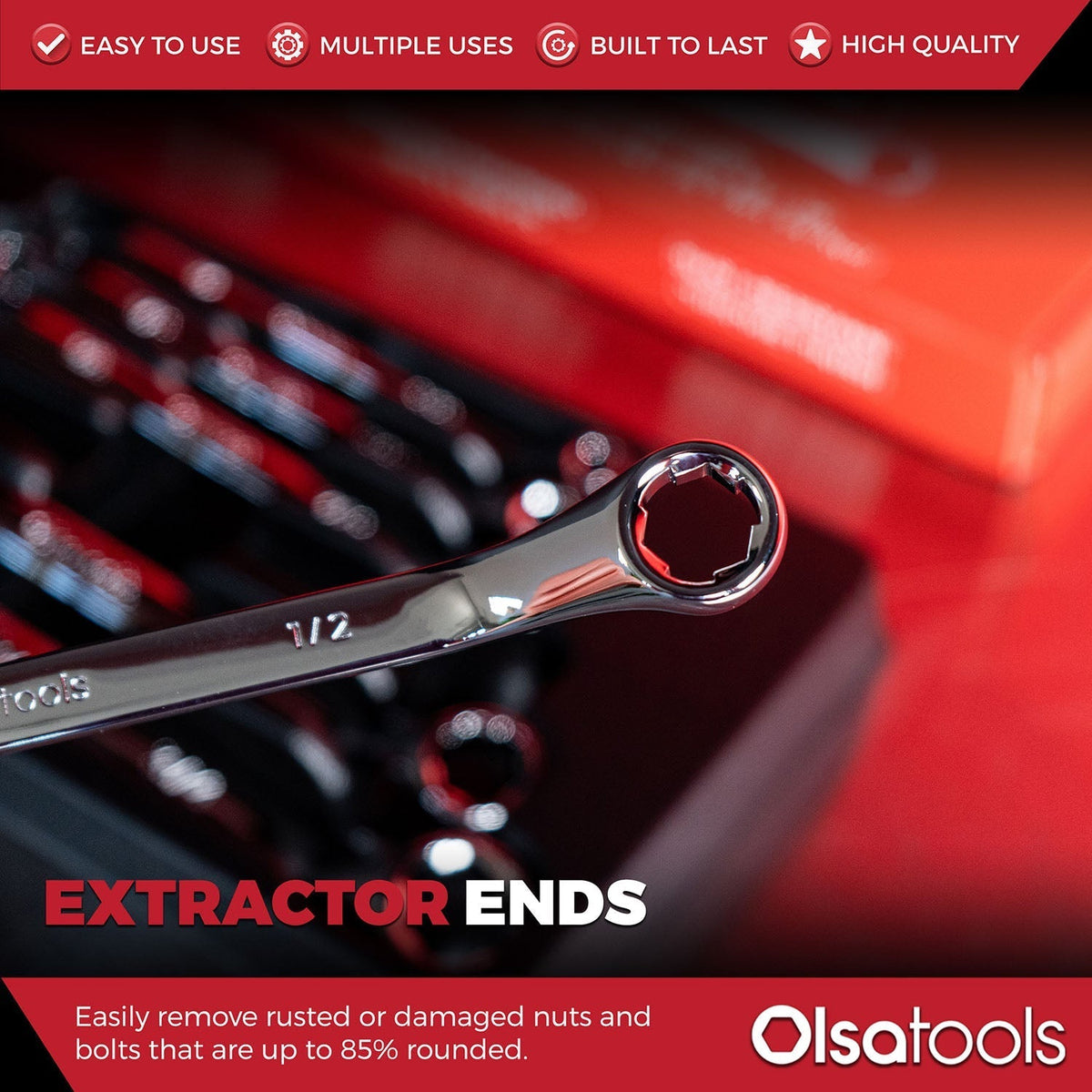 Bolt Extractor Wrench Sets