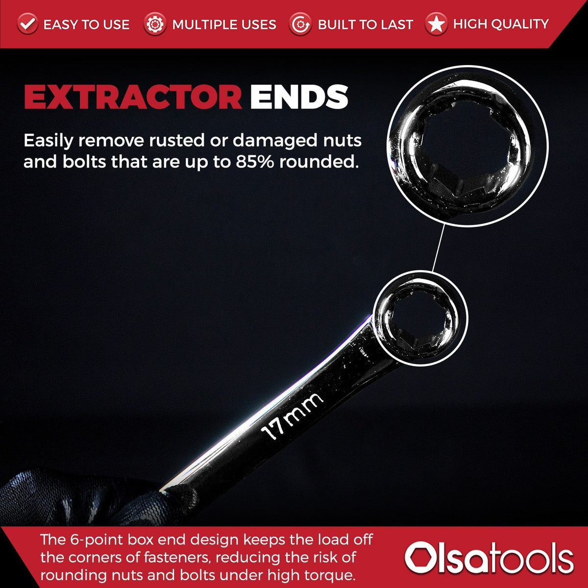 Bolt Extractor Wrench Sets